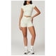 thumbnail image 4 of Conjuntos de entrenamiento for mujer, 2 piezas, sujetador deportivo, camiseta sin mangas, polainas de cintura alta, gimnasio, yoga, ropa activa, camiseta de entrenamiento for mujer, 4 of 7