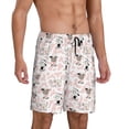 thumbnail image 2 of Fotbe Cute Cartoon Cows Pantalones Cortos de Pijama para Hombre, Ropa de Dormir, Pantalones de Pijama Cortos para Hombre-3X-Large, 2 of 6