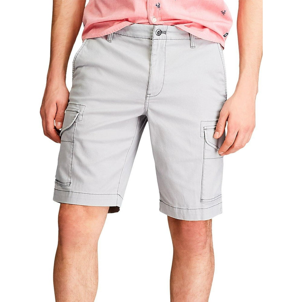 Chaps Chaps Mens Coastland Performance Cargo Shorts 32W Limestone