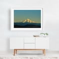 thumbnail image 2 of The Golden Peak of Mount Hood - Portland Oregon Photography Mountain Snow Nature Landscape Scenic Wilderness Winter White Framed Wall Art Print 5 x 7 inches, 2 of 3