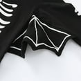 thumbnail image 5 of LWNYDPLSD Halloween Outfit Toddler Boy Skeleton Bodysuit Christmas Outfits for Toddler Girls Kids Clothes Boys Size 7-8 Little Girls Clothes 6-12, Black 0-3 Months, 5 of 7