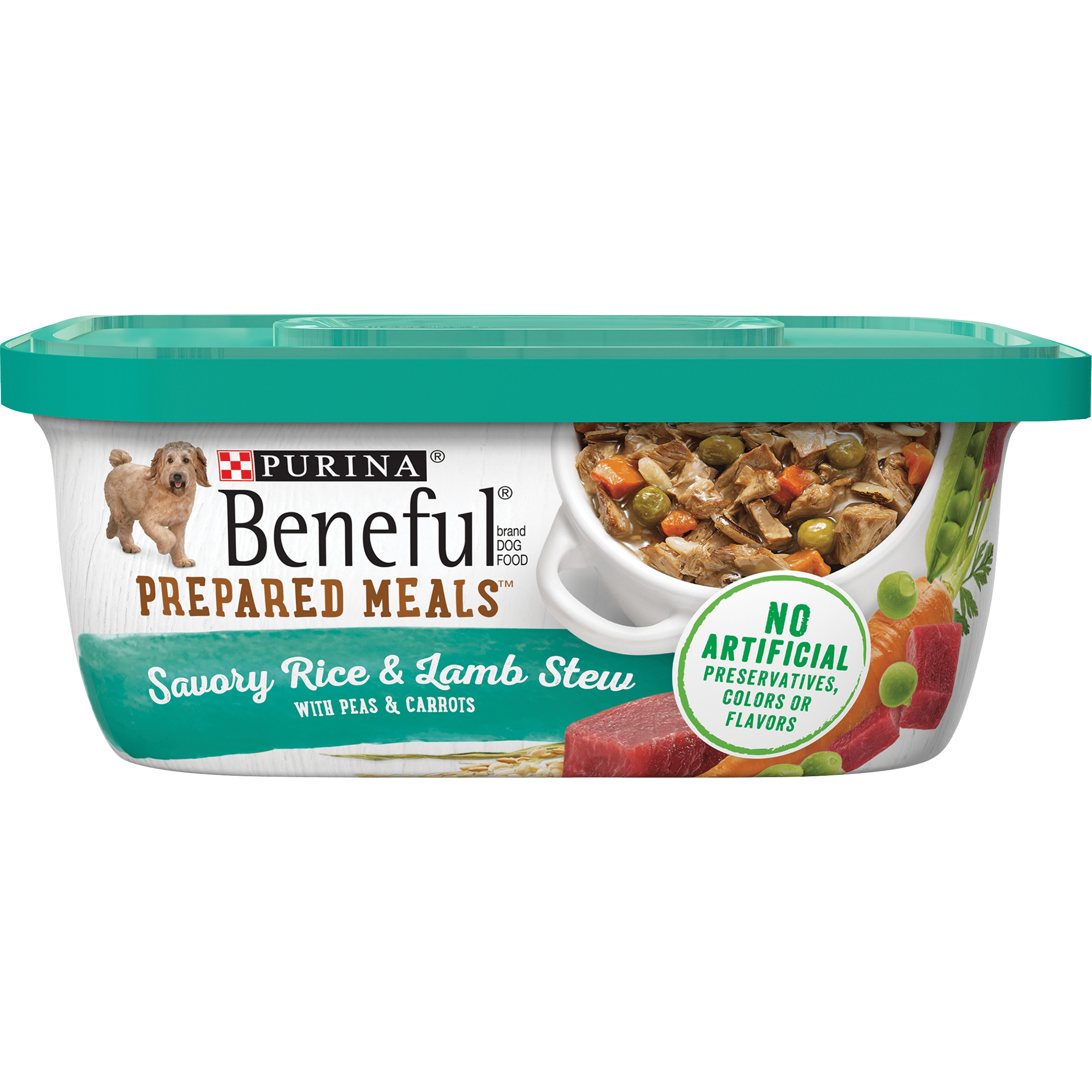 (8 Pack) Purina Beneful Gravy Wet Dog Food, Prepared Meals Savory Rice