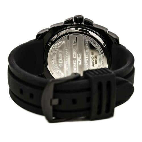 Jorg Gray JG1040 19 Men s Retrograde Calendar Rubber Strap Watch Walmart