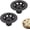 Black*2, variant on Flower Shaped Bun & Dumpling Machine, Baozi Maker Machine, Food-Grade Molds, Steamed Bun Maker For Homemade Dumplings & Pastries, Easy-to-Use Kitchen Gadget For Beginners & Chefs (White*2)