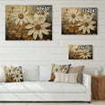 thumbnail image 4 of Designart "Daisies Golden Daisies Painting I" Floral Print on Natural Pine Wood, 4 of 5