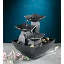 Jeco Tabletop Leaves Water Fountain