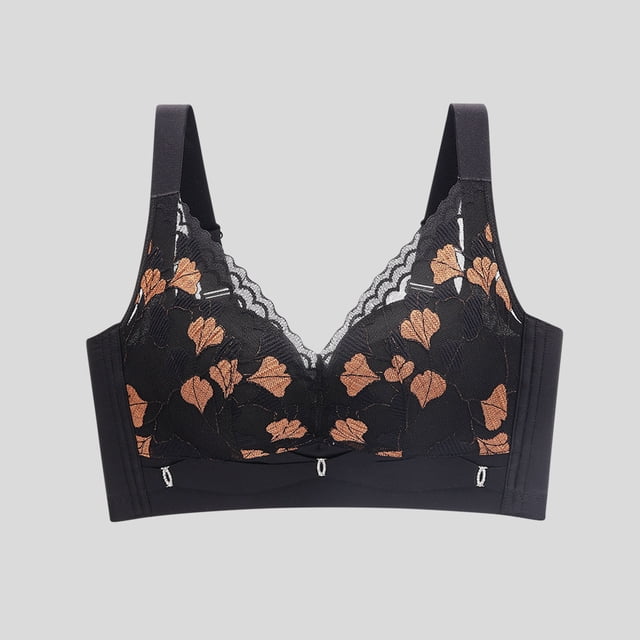 HongQid Comfortable Seamless Full-Coverage Wireless Bra for Women, Soft Support