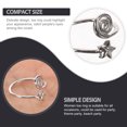 thumbnail image 4 of Miangastore Swirl Wire Toe Ring Star Toe Ring Decorative Toe Ring Decorative Toe Ring Women Toe Ring, 4 of 9