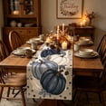 thumbnail image 5 of Yhmxh Maple Leaves Fall Table Runner, Linen Autumn Thanksgiving Decor Table Runner, Seasonal Farmhouse Table Dresser Scarf for Dining Table, Harvest Holiday, Thanksgiving & Farm Rustic Home Decor, 5 of 6