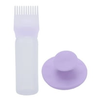 Unique Bargains 1 Set Durable Hair Shampoo Brush for Head Massage 3.15"x3.15" Purple