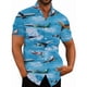 thumbnail image 3 of Camisa con estampado 3D de avión de combate para hombre, camisas y blusas hawaianas informales de verano de gran tamaño, camisa con botones para hombre, 3 of 5
