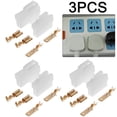 thumbnail image 1 of Conector Alimentación Radio 2 Pines Tipo T 3 Piezas para VHF/UHF Yaesu Icom, 1 of 5