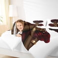 thumbnail image 3 of spefrowx Chic Rose Woman Full Size Bedding Sets for Teens, Fashion Red Dress Girl Full Size Bed in a Bag, White, Reversible, 7 Pieces, 3 of 6