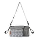 thumbnail image 2 of Bolsa colgante para cochecito de bebé, organizador de bolso para cochecito, resistente, bolsa de pañales para cochecito Flechas grises, 2 of 9