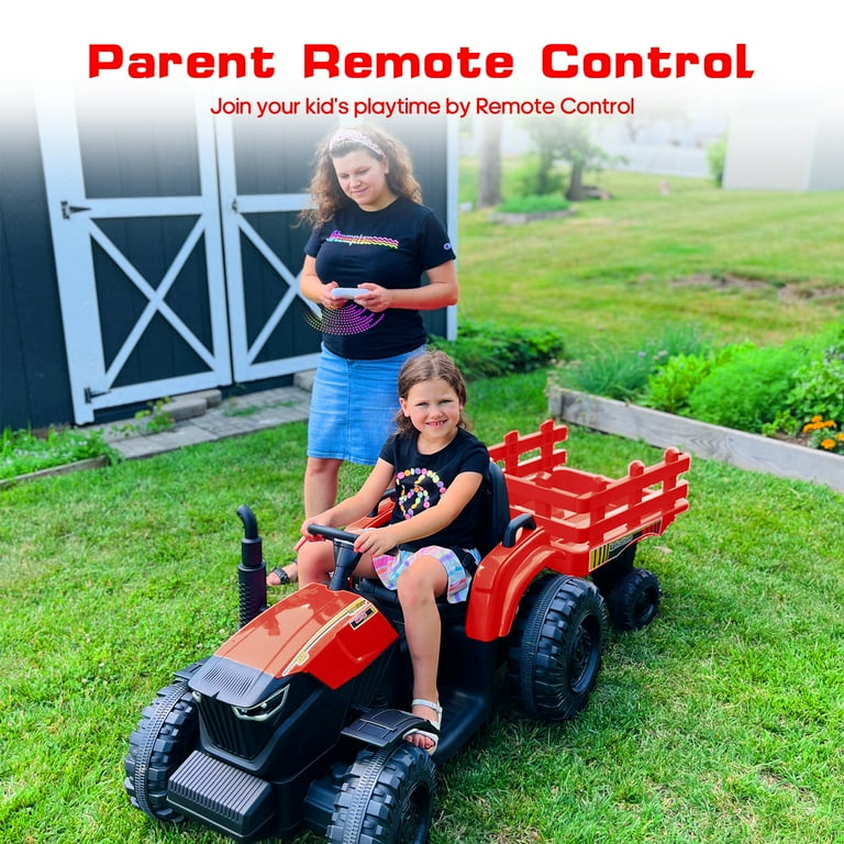 Power Wheels Big Kid Toy Lawn Mower Outfunny 24V Electric Battery