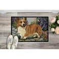 thumbnail image 2 of Carolines Treasures PPP3258MAT Corgi Garden Georgi Door Mat Indoor Rug or Outdoor Welcome Mat 18x27 Doormat  18H X 27W, 2 of 3