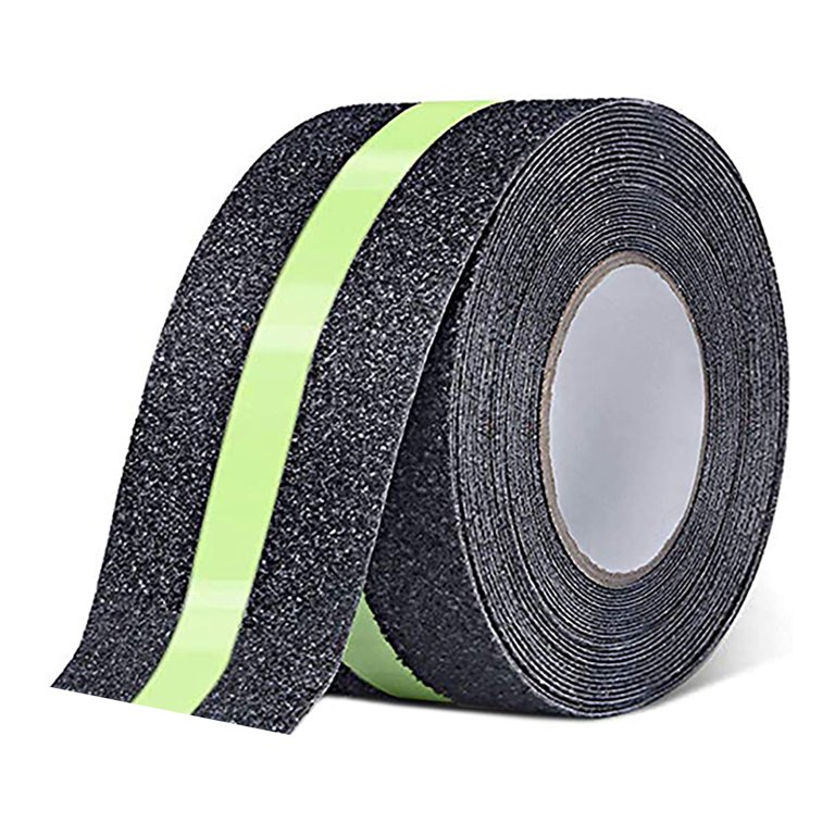 Sussexhome Non-Slip Grip Tape - Waterproof Non-Skid Adhesive Tape for Stairs, Shower Flooring, Bath Tub, Pool Side - 4x35' Roll, Clear