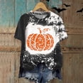 thumbnail image 4 of Dagaeig Womens Halloween Shirts Fall Shirts for Women Halloween Pumpkin Graphic Tees Thanksgiving Family Turkey Tops Cute Autumn Thanksgiving T-Shirt|Black M, 4 of 5