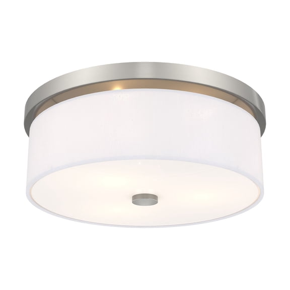 Livex Lighting Meridian Ceiling Mount in Brushed Nickel