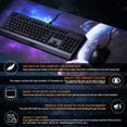 thumbnail image 4 of Large Gaming Mouse pad with Stitched Edges,Extended Mouse mat,Non-Slip Rubber Base,Waterproof Keyboard Pad,Desk Pad for Premium-Textured,3mm Thick Office Desk mat, 4 of 6
