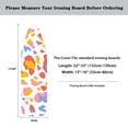 thumbnail image 5 of HELLHERO Ironing Board Cover Hook and Loop Stretch Fit Easy to Install Colorful Leopard Print Pattern Washable 15"x54"(Not Heat Resistant), 5 of 5