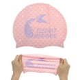 thumbnail image 5 of Gorro de natación impermeable de cola de pez de silicona 1 Pc Rosa Púrpura, 5 of 5
