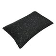 thumbnail image 3 of Balery Black Glitter Bedding Queen Pillow Cases - Envelope Closure - Soft Brushed Microfiber Fabric - Shrinkage and Fade Resistant Pillow Cases-16"x24", 3 of 9