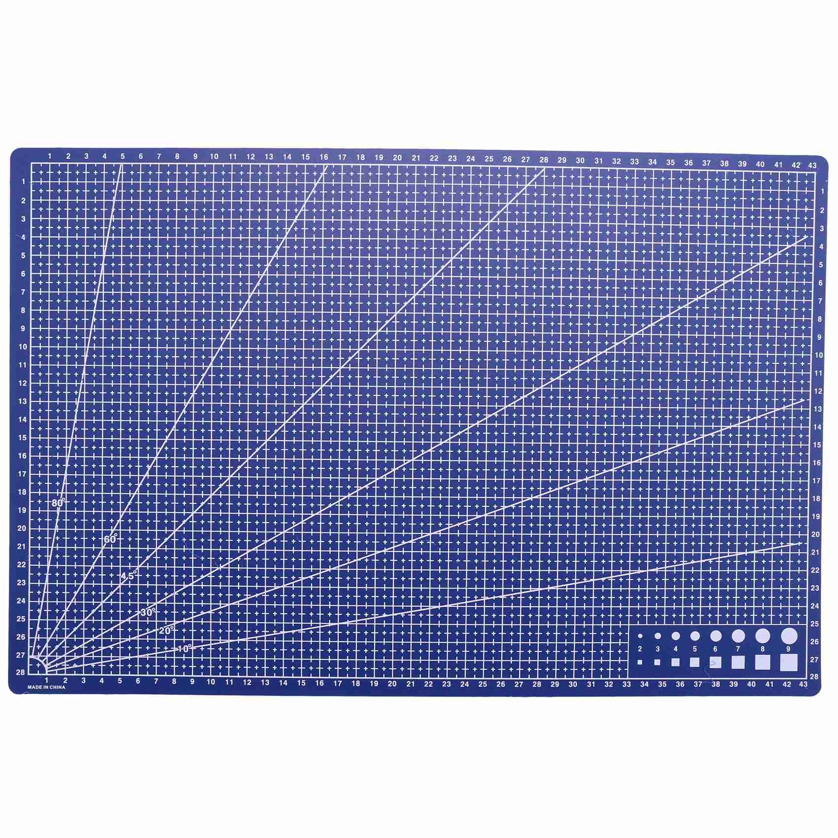 SODIAL A3 45 x 30cm Sewing Cutting Mats Reversible Design Engraving Cutting Board Mat Handmade Hand Tools 1pc 