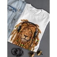 thumbnail image 3 of Lion Braids T-Shirt Women -Smartprints Designs, Female 3X-Large, 3 of 4