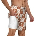 thumbnail image 4 of Xecao Brown Palms for Men's Swimming Trunks Swim Trunks Quick Dry Swim Shorts with Mesh Lining Funny Swimwear Bathing Suits, 4 of 9