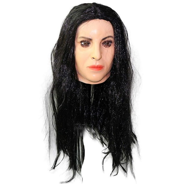Máscara femenina realista de látex HENGYUTOYMASK para Halloween