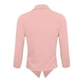 thumbnail image 3 of Hybrid & Company Womens Casual Work Office Open Front Blazer Jacket with Removable Shoulder Pads Made in USA, 3 of 4