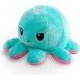 thumbnail image 2 of TeeTurtle - The Original Reversible Octopus Plushie - Pink + Aqua - Cute Sensory Fidget Stuffed Animals That Show Your Mood, 4 inch, 2 of 5