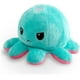 thumbnail image 2 of TeeTurtle - The Original Reversible Octopus Plushie - Pink + Aqua - Cute Sensory Fidget Stuffed Animals That Show Your Mood, 4 inch, 2 of 5