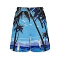 thumbnail image 4 of Yaoyar Mens Swim Trunks with Mesh Liner Quick Dry Bathing Suits Beach Vacation Swimsuit Board Shorts, 4 of 7