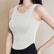 thumbnail image 2 of Tops de Manga Corta de las Mujeres Casual, Moda de Color Sólido, con la Almohadilla de Pecho Top de Pijama para las Mujeres, 2 of 8
