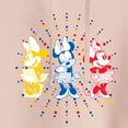 thumbnail image 3 of Disney - Mickey & Friends - Minnie Mouse - Sunburst of Colors - Juniors Cropped Pullover Hoodie, 3 of 5