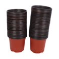 thumbnail image 1 of 150Pcs 4.72 Inch Plastic Flower Seedlings Nursery Supplies Planter Pot/Pots Containers Seed Starting Pots Planting Pots, 1 of 8