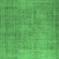 thumbnail image 1 of Ahgly Company Indoor Square Oriental Emerald Green Industrial Area Rugs, 6' Square, 1 of 4