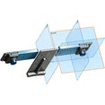 thumbnail image 4 of 3 Pack Under Desk Mount Compatible with Honeycomb Aeronautical Alpha/Bravo , Quick Release PLA Mounting Bracket, Compatible with Throttle Quadrants, Ergonomic Cockpit Setup, 4 of 4