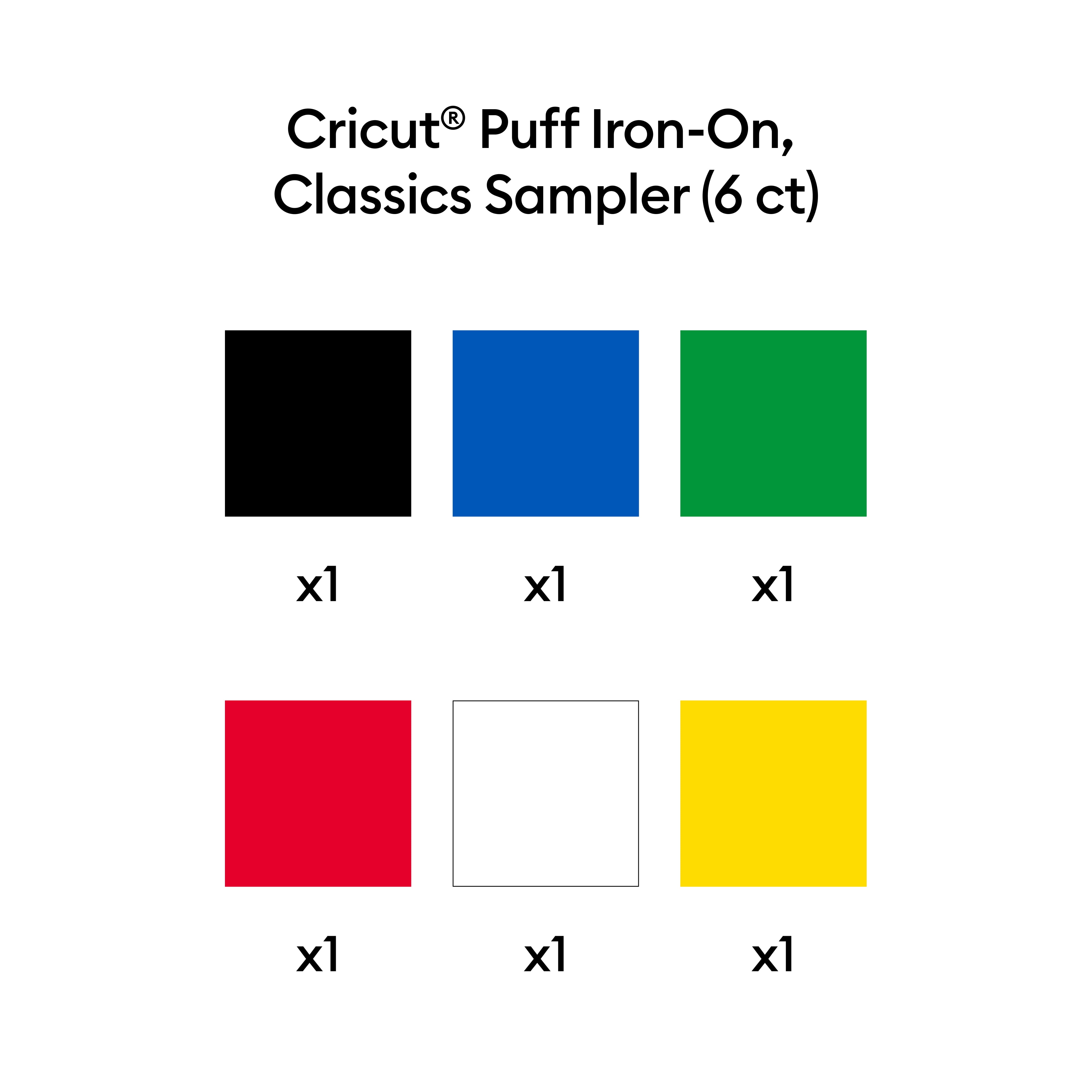 Thermocollant Cricut™ Puff, collection Classics