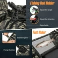 thumbnail image 3 of Professional Grade Inflatable Fishing Float Tube 350lbs Limit, Comes with Essential Accessories Including Rod Holder, Fish Ruler, Pump and Multiple Storage Options, Black, 3 of 6