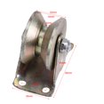 thumbnail image 4 of Roller Wheels V Type Sliding Gate Roller Steel Steel 2Pcs 2" V Type Wheel Track Rail W Bracket Sliding Gate Roller Steel, 4 of 8