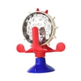 thumbnail image 3 of Cat Treat Dispenser Toy para gato, gatito. Perro, entrenamiento de cachorros no slip dog de alimentos lento alimento automático alimentador lento Rojo azul, 3 of 8