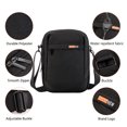 thumbnail image 3 of Tinyat Men Crossbody Bag 8 Pockets Messenger Business Shoulder Bags for Casual Travel Black, 3 of 7
