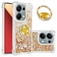 thumbnail image 1 of Funda para Xiaomi POCO M6 Pro 4G con Brillo Líquido Flotante, Purpurina, Parachoques y Anillo Giratorio Soporte, 1 of 5