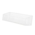 thumbnail image 2 of CarpNettore Wall Mount Wire Basket Food Storage Kitchen Storage for Ginger Egg Vegetable White S, 2 of 9