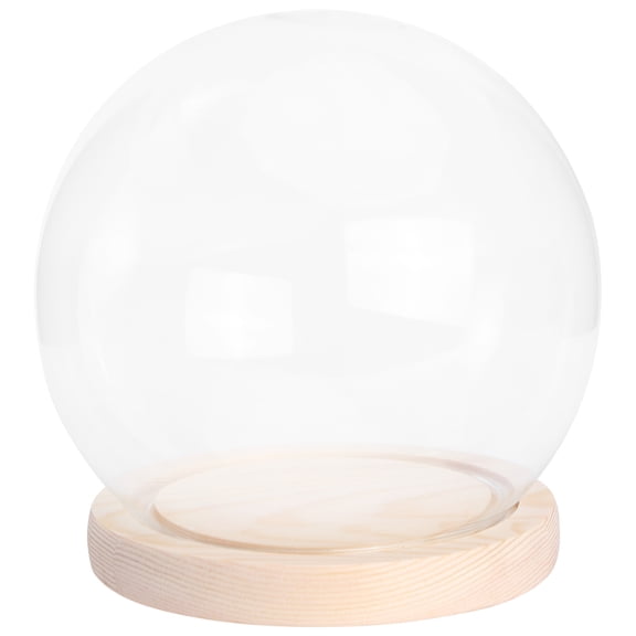 Tineasur Glass Display Cover Set in Multiple Colors for Figurines, Collectibles, Keepsakes, and Decorative Items