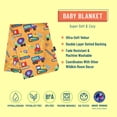 thumbnail image 2 of Wildkin Baby Plush Velour Blanket for Girls and Boys (Under Construction Blue), 2 of 6