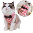 thumbnail image 2 of Flmtop Dog Cat Protective Round Spot H-shape Vest Harness Breathable Pet Walking Leash Pink, 2 of 9